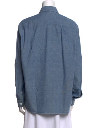 45R Long Sleeve Button-Up Top