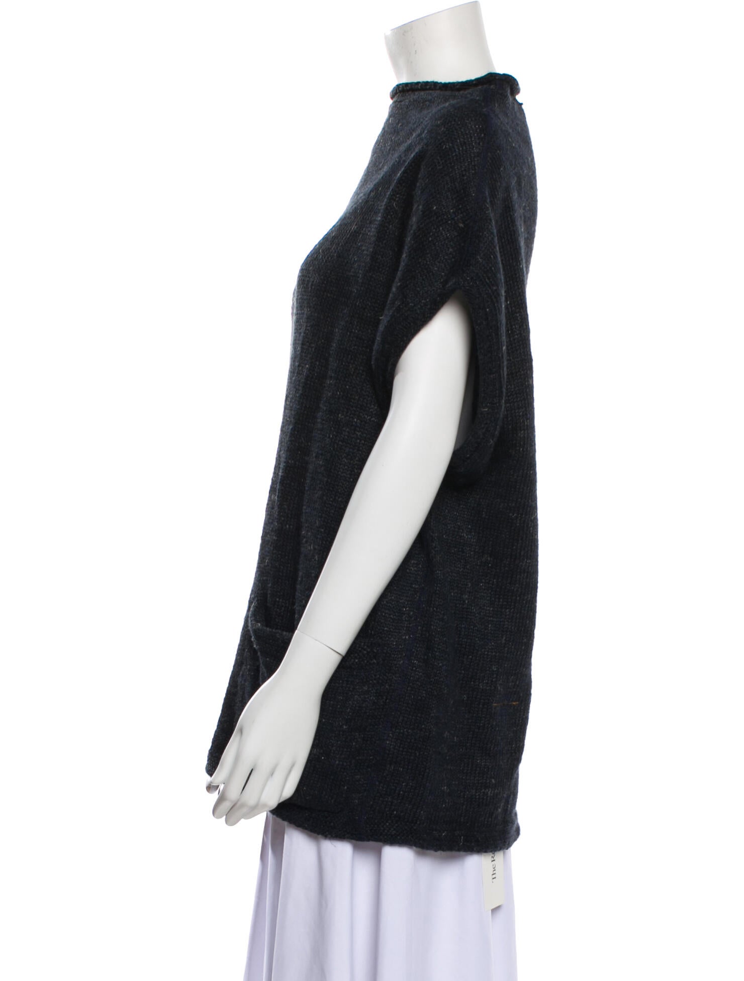 45R Linen Bateau Neckline Sweater