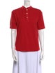 45R Mock Neck Short Sleeve Polo
