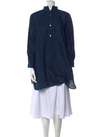 45R Mock Neck Long Sleeve Tunic