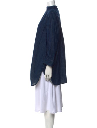 45R Mock Neck Long Sleeve Tunic