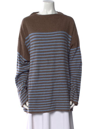 45R Cashmere Striped Sweater