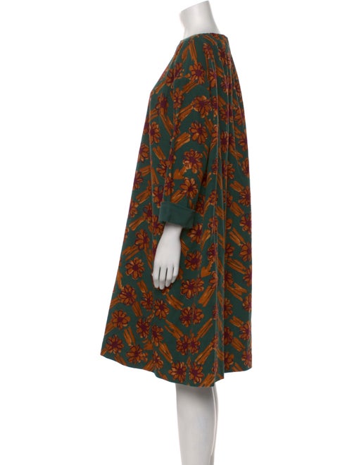 45R Printed Knee-Length Dress