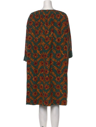 45R Printed Knee-Length Dress