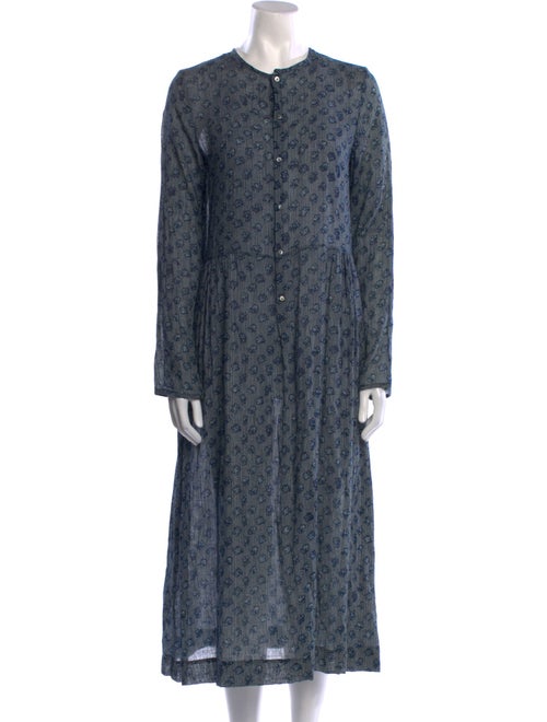 45R Floral Print Knee-Length Dress