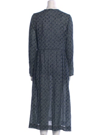 45R Floral Print Knee-Length Dress