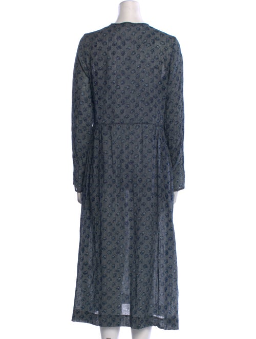 45R Floral Print Knee-Length Dress