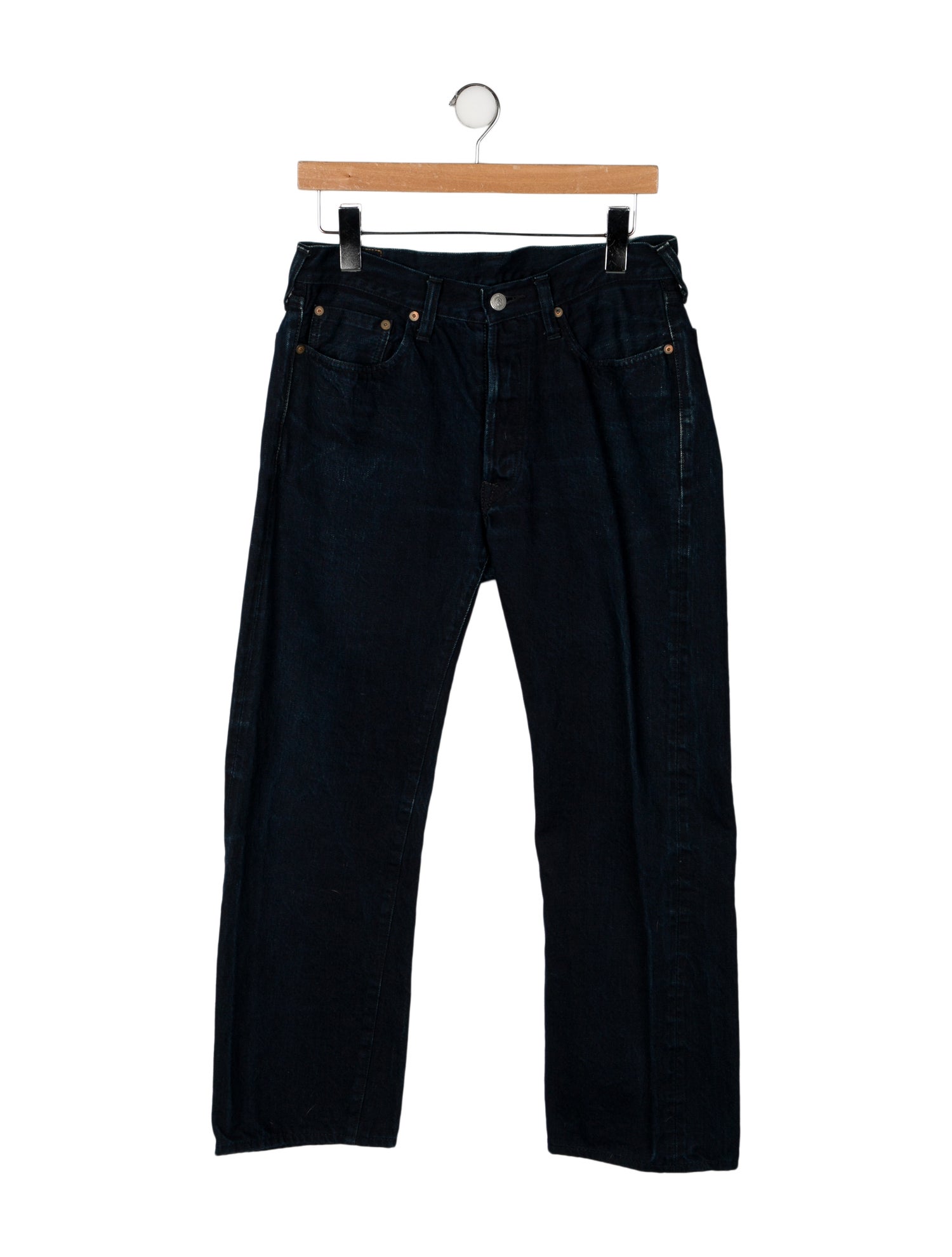 45R Mid-Rise Straight Leg Jeans