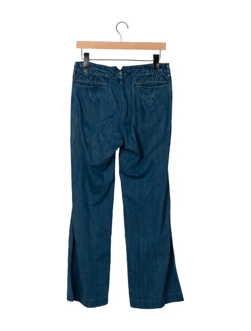 45R Mid-Rise Wide Leg Jeans
