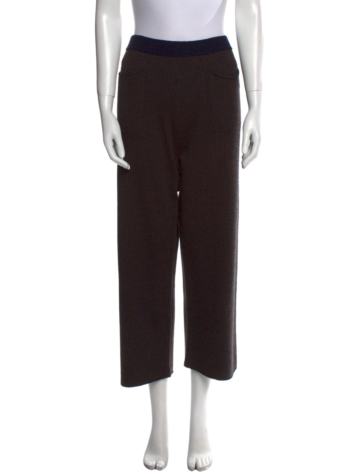 45R Wool Wide Leg Pants