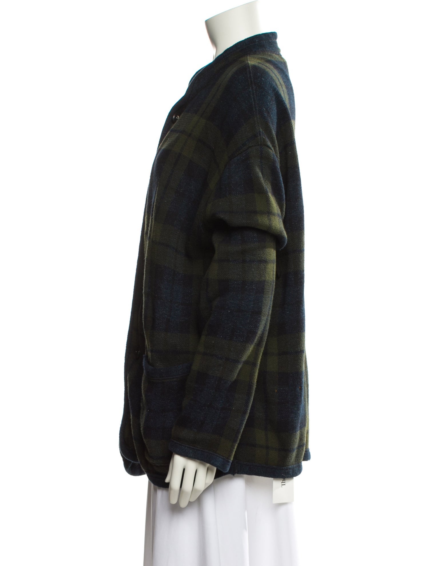 45R Plaid Print Jacket