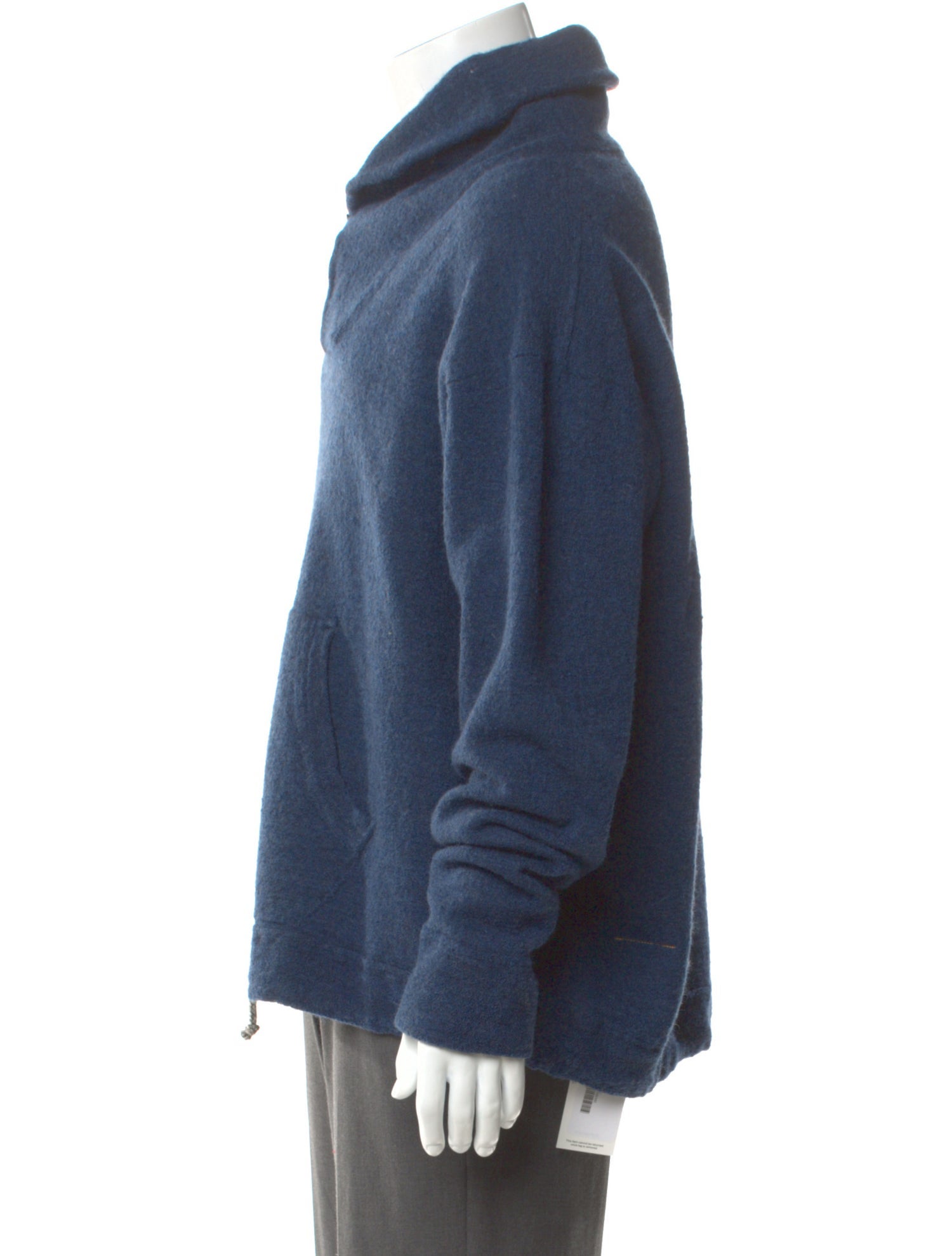 45R Wool V-Neck Hoodie