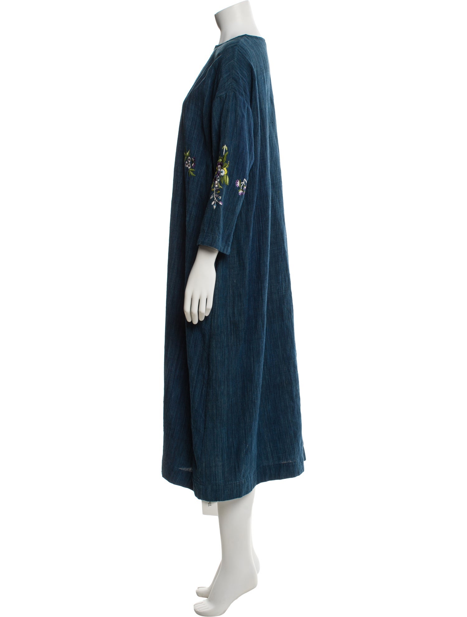 45R Bateau Neckline Long Dress