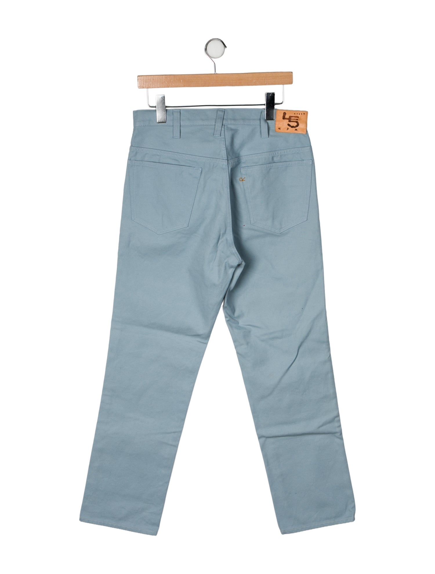 45R High-Rise Straight Leg Jeans