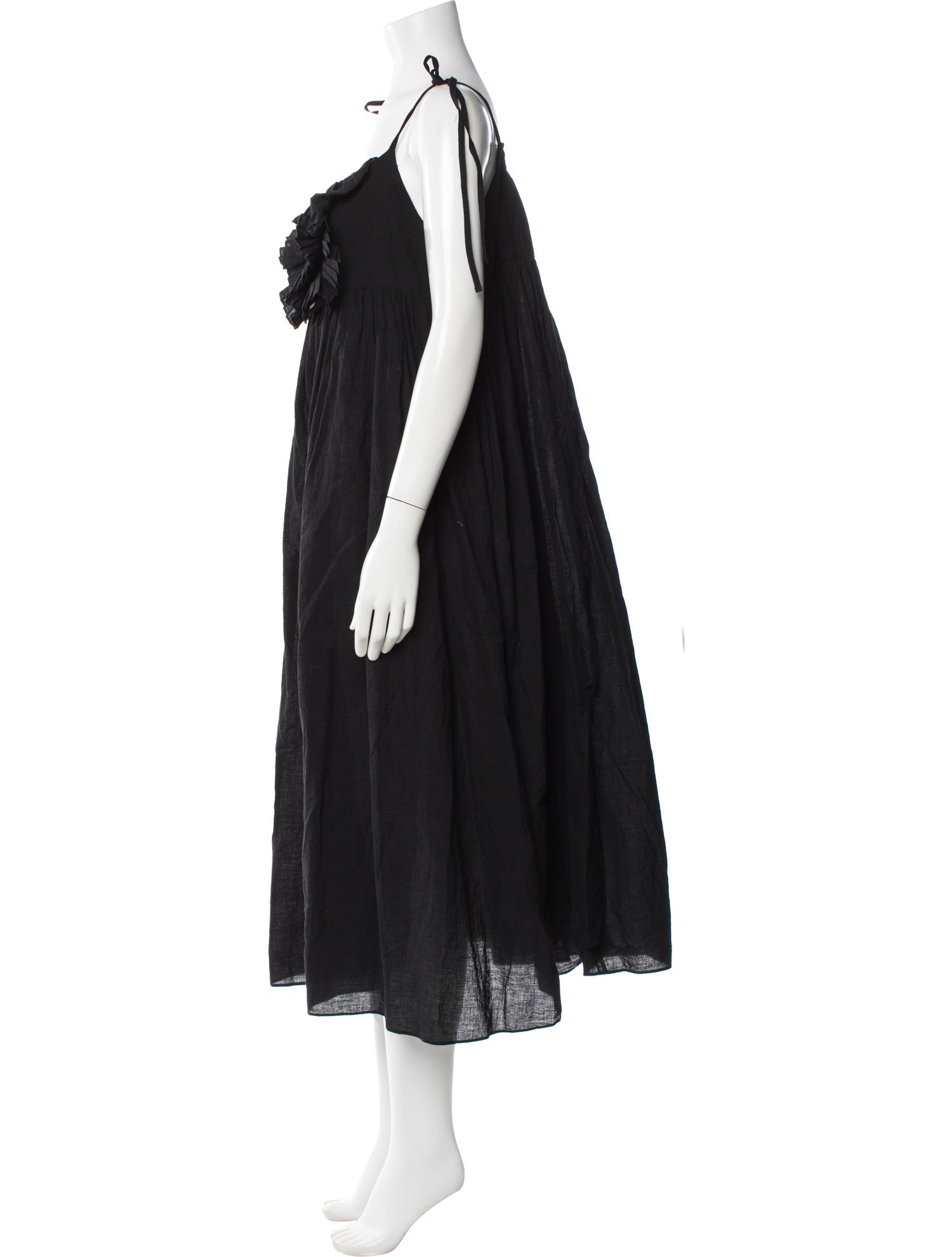 45R Scoop Neck Long Dress