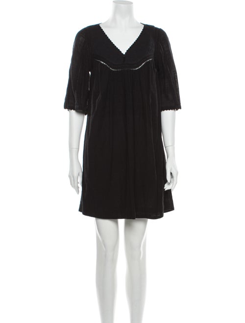 Masscob Silk Mini Dress Black
