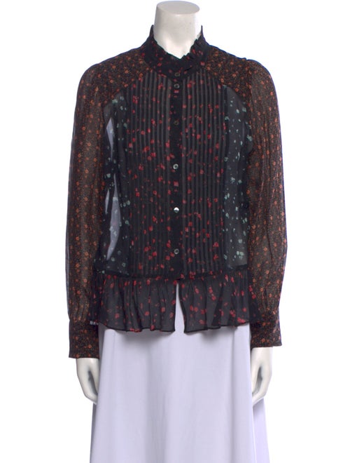 Masscob Silk Printed Blouse