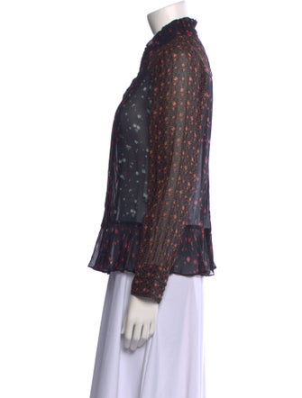 Masscob Silk Printed Blouse