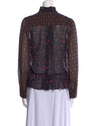Masscob Silk Printed Blouse