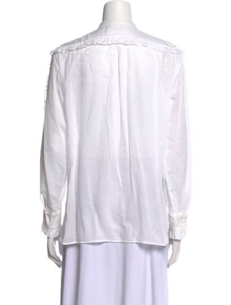 Masscob Long Sleeve Button-Up Top