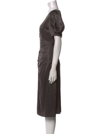 Masscob Silk Midi Length Dress