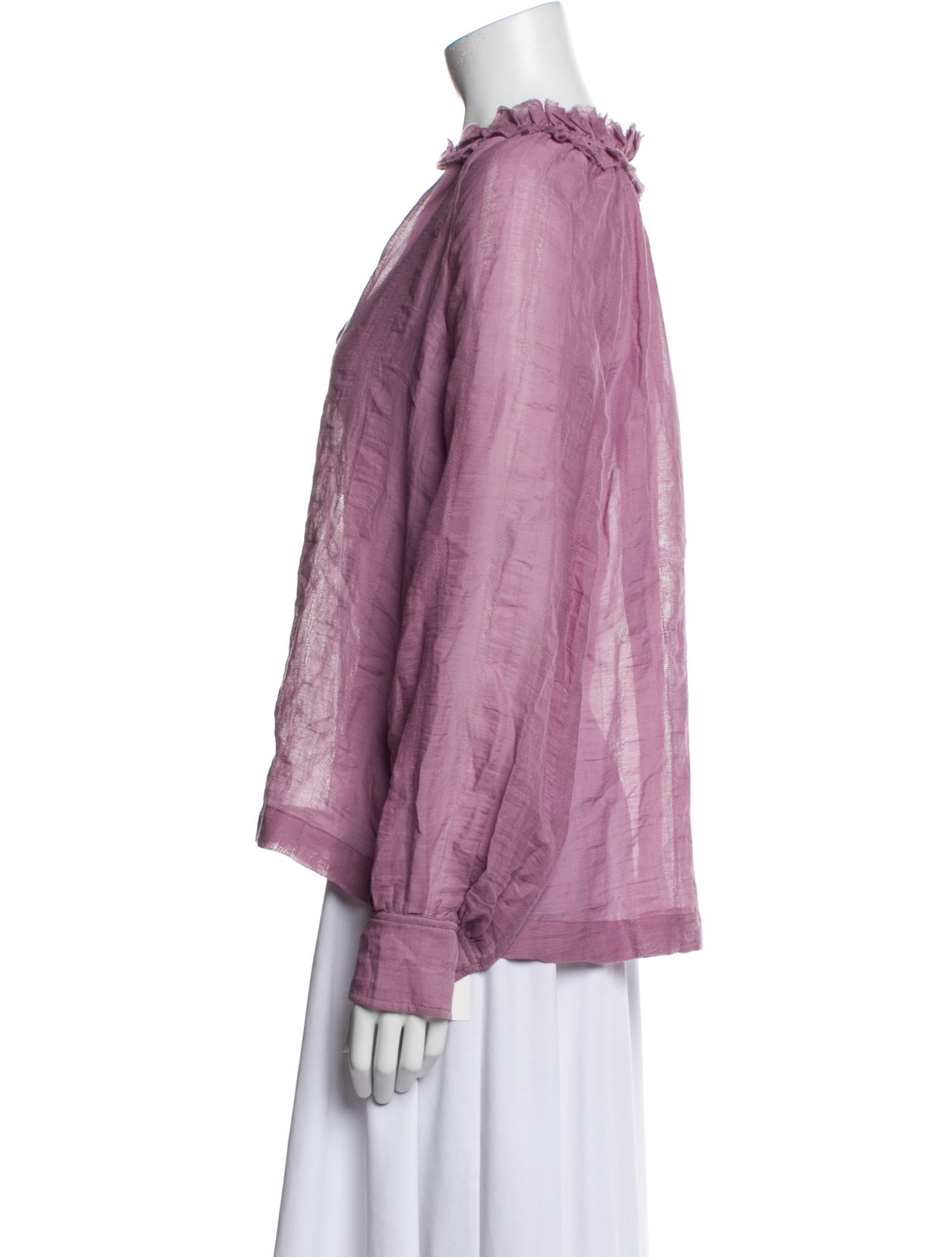 Masscob V-Neck Long Sleeve Blouse