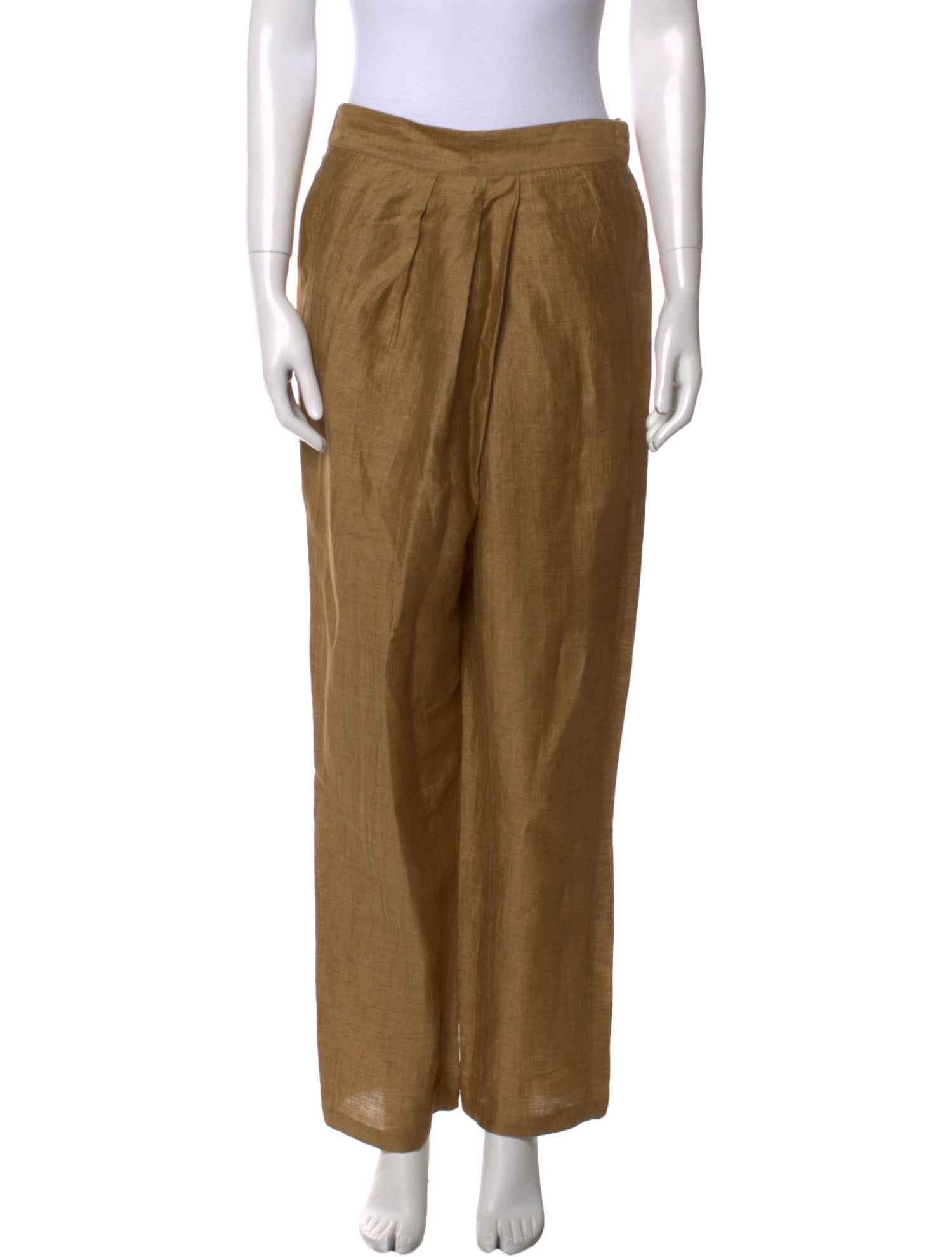 Masscob Linen Straight Leg Pants