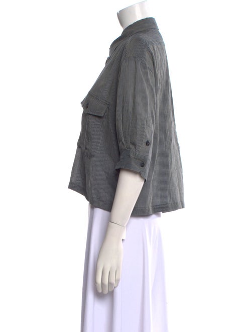 Masscob Three-Quarter Sleeve Crop Top