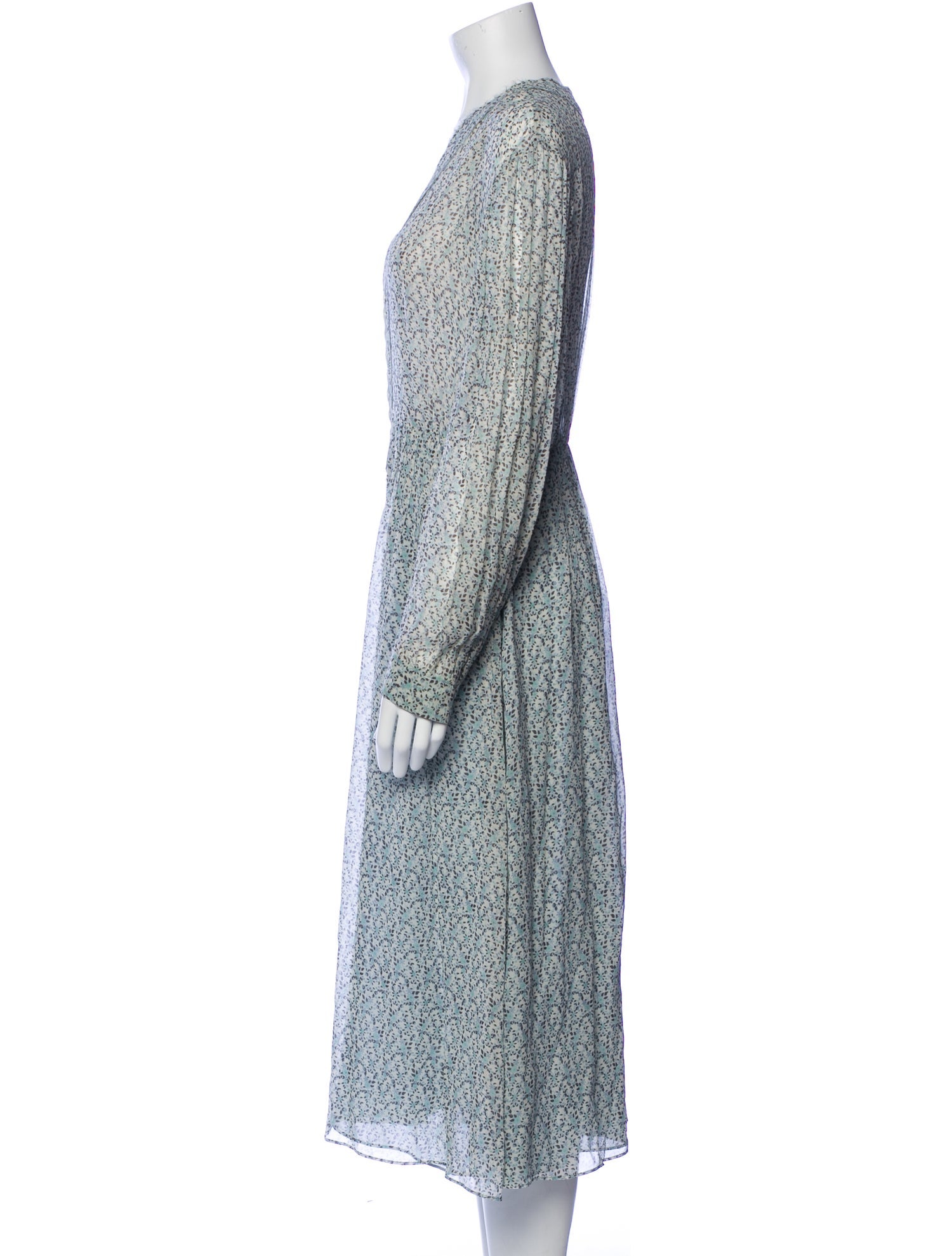 Masscob Silk Midi Length Dress