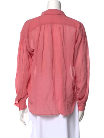 Masscob Long Sleeve Button-Up Top