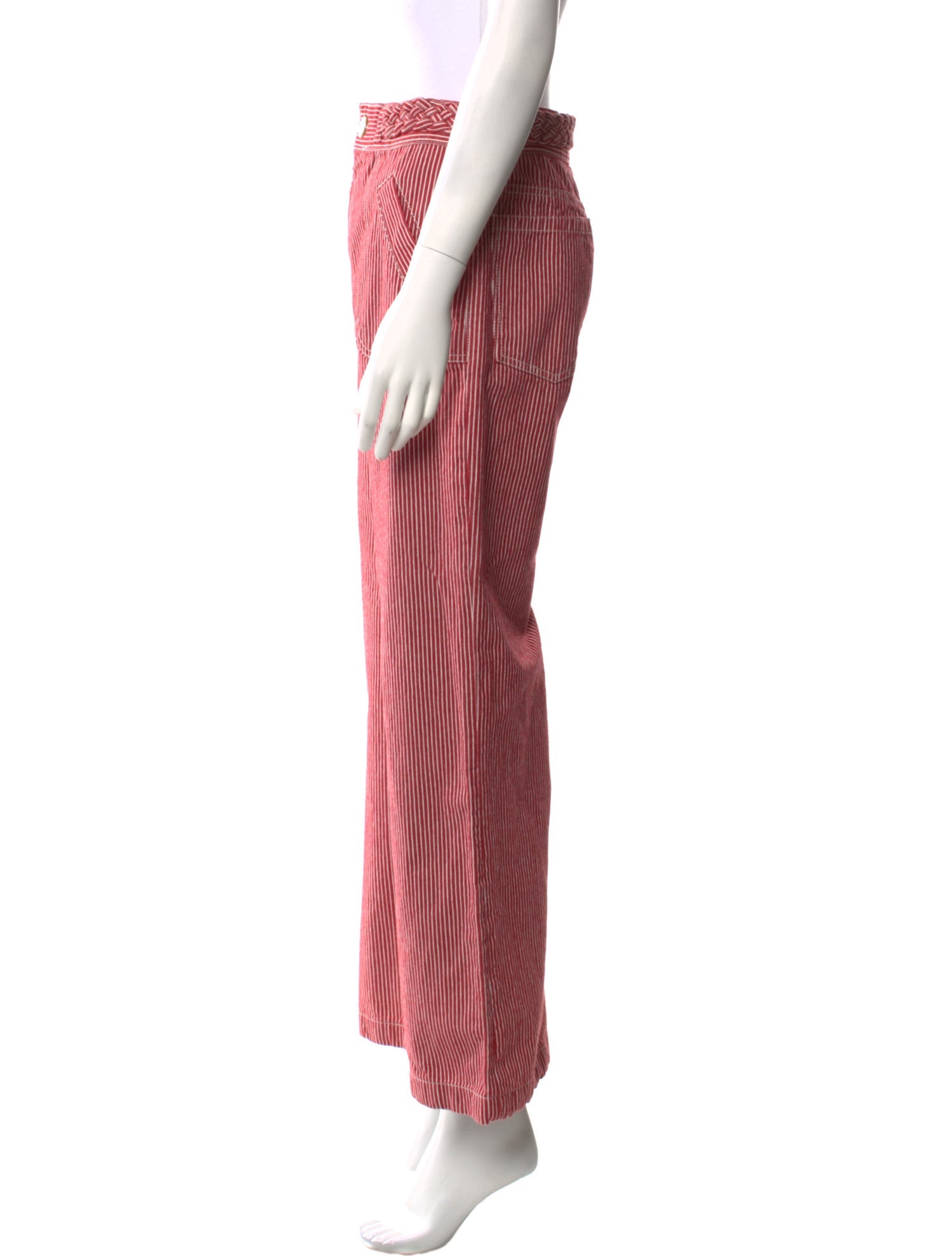 Masscob Striped Wide Leg Pants