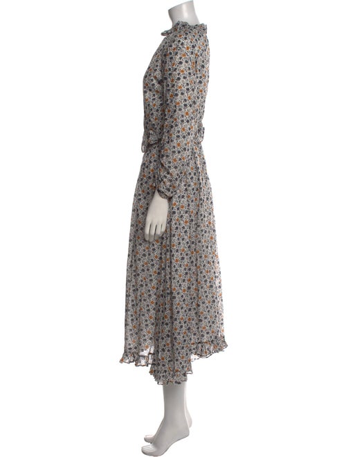 Masscob Floral Print Midi Length Dress