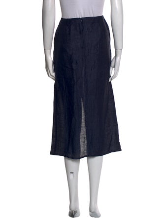 Masscob Linen Midi Length Skirt