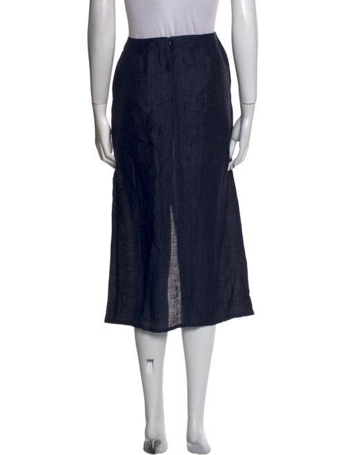 Masscob Linen Midi Length Skirt