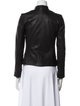 Cole Haan Leather Biker Jacket