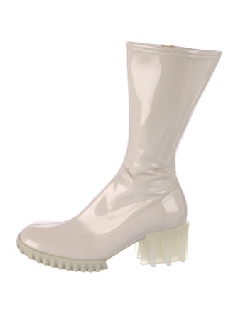 4CCCCEES Patent Leather Sock Boots