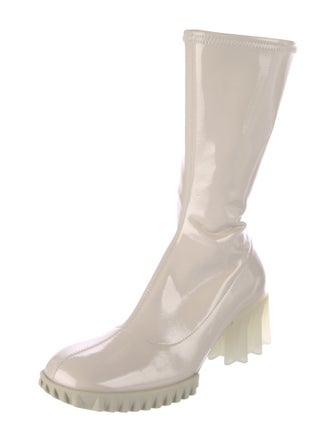 4CCCCEES Patent Leather Sock Boots