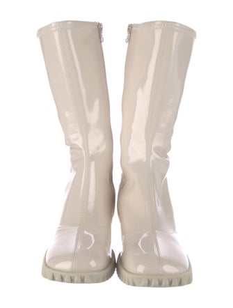 4CCCCEES Patent Leather Sock Boots