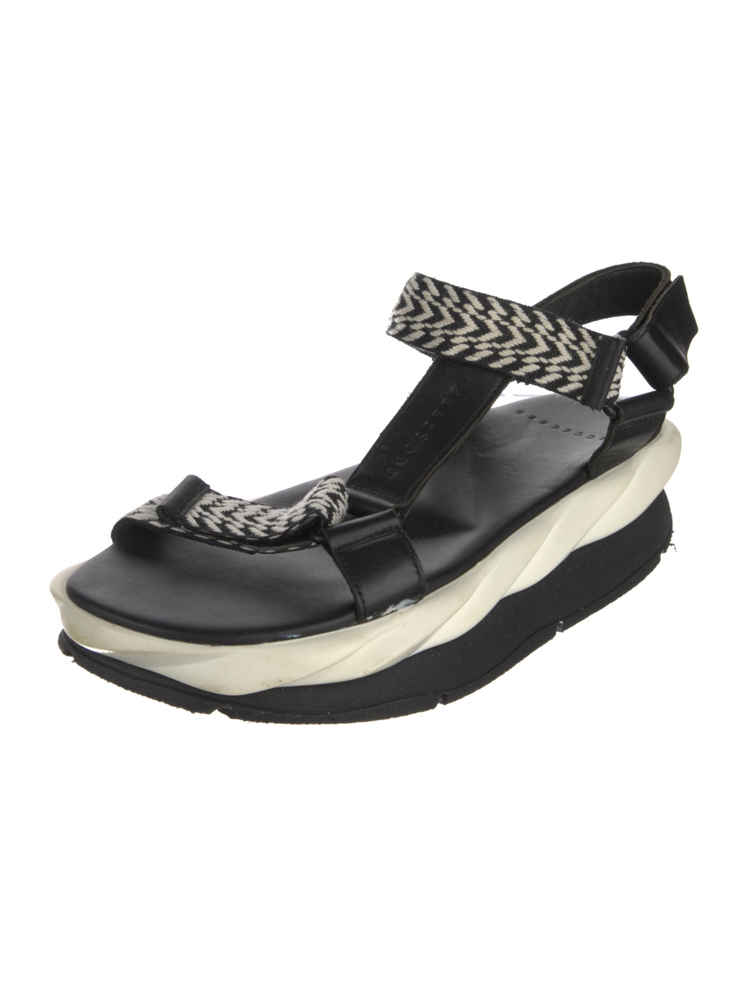 4CCCCEES Leather Patterned Sandals