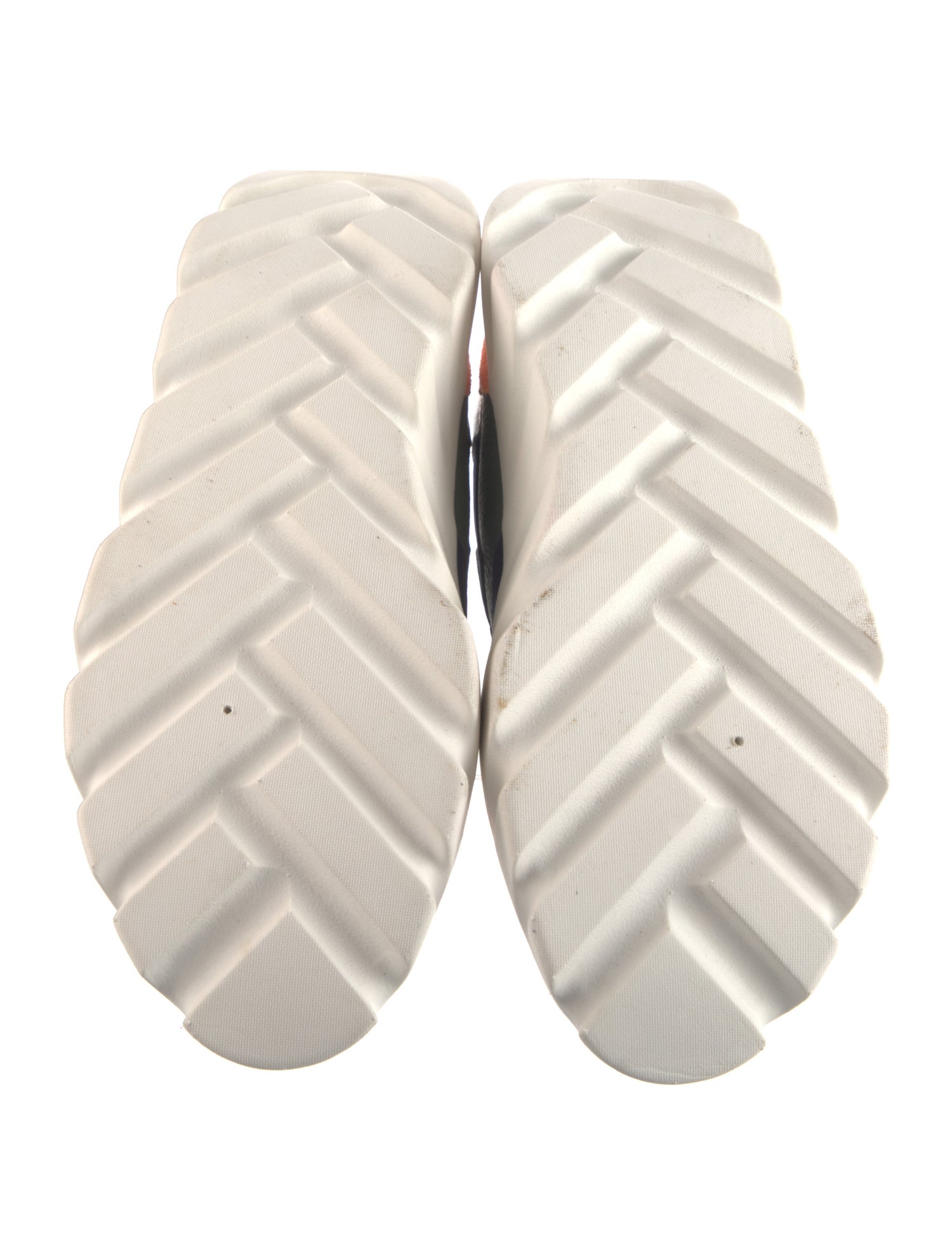 4CCCCEES Leather Colorblock Pattern Sneakers