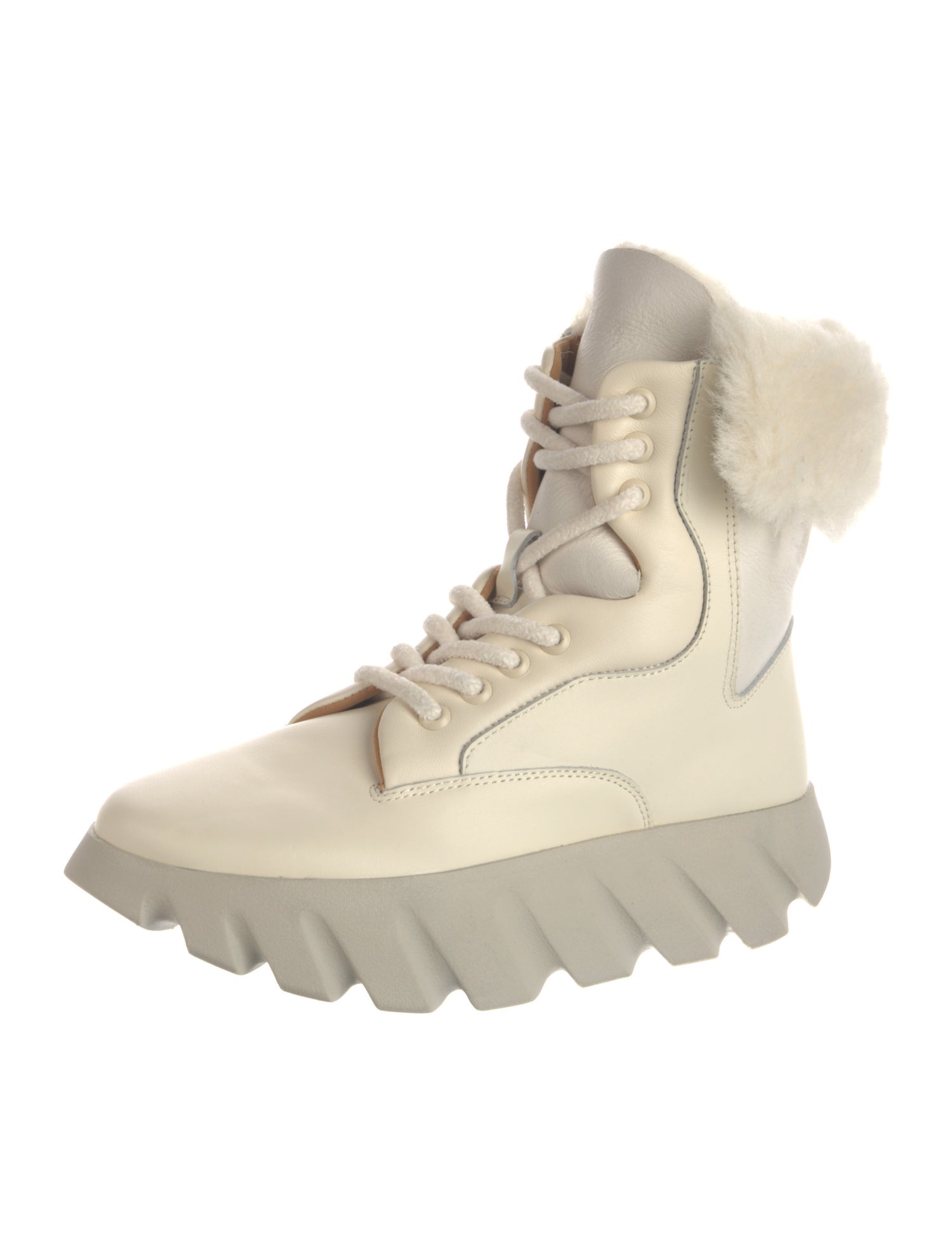 4CCCCEES Leather Snow Boots