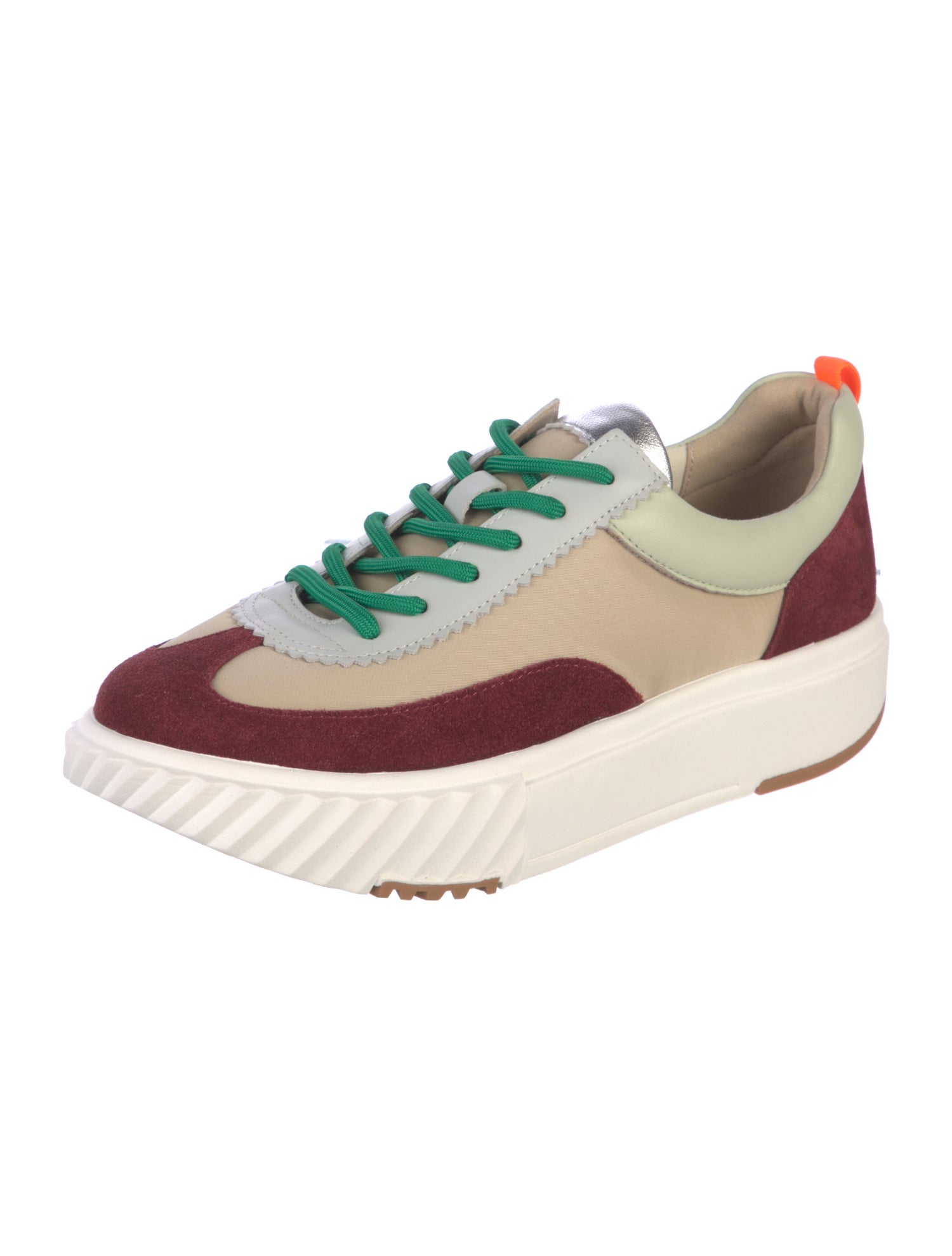 4CCCCEES Nylon Colorblock Pattern Sneakers