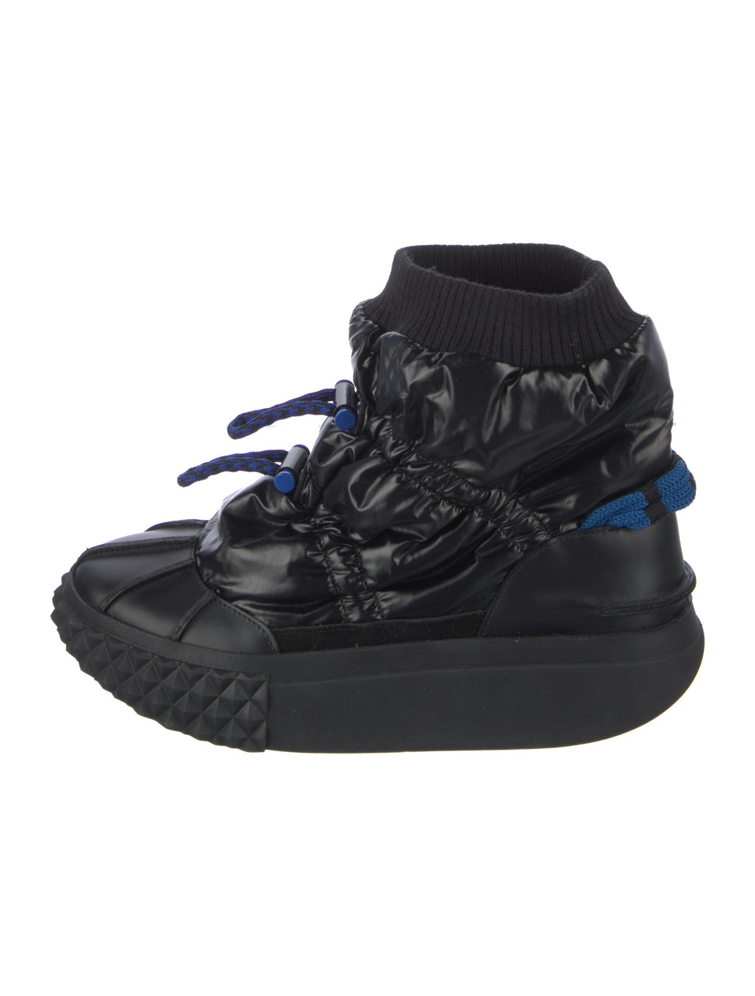 4CCCCEES Vinyl Lace-Up Boots