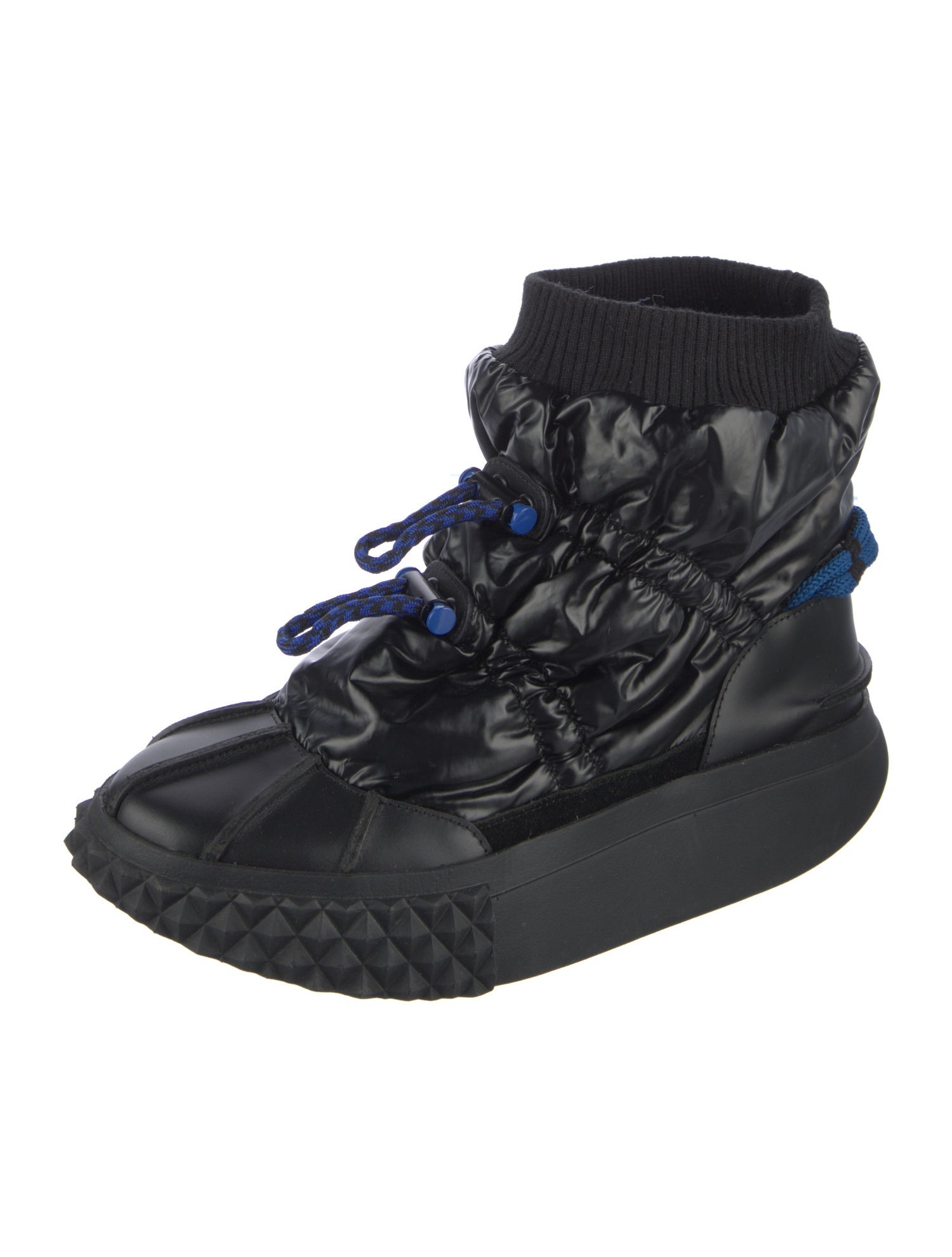 4CCCCEES Vinyl Lace-Up Boots