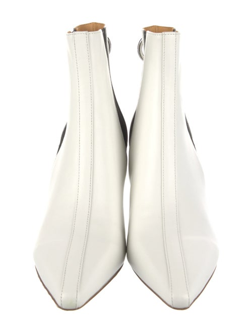 4CCCCEES Leather Colorblock Pattern Chelsea Boots