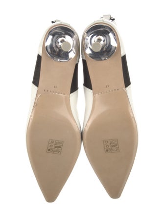 4CCCCEES Leather Colorblock Pattern Chelsea Boots