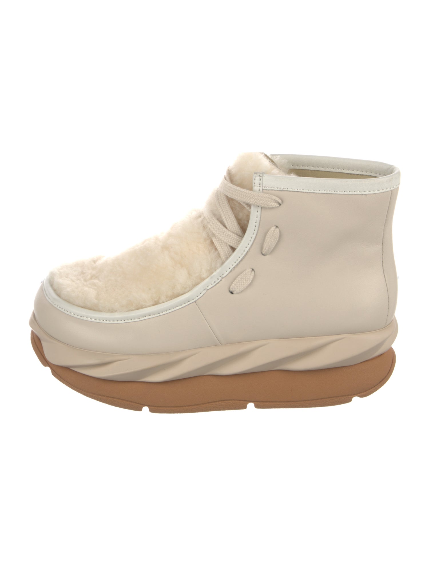 4CCCCEES Leather Lace-Up Boots