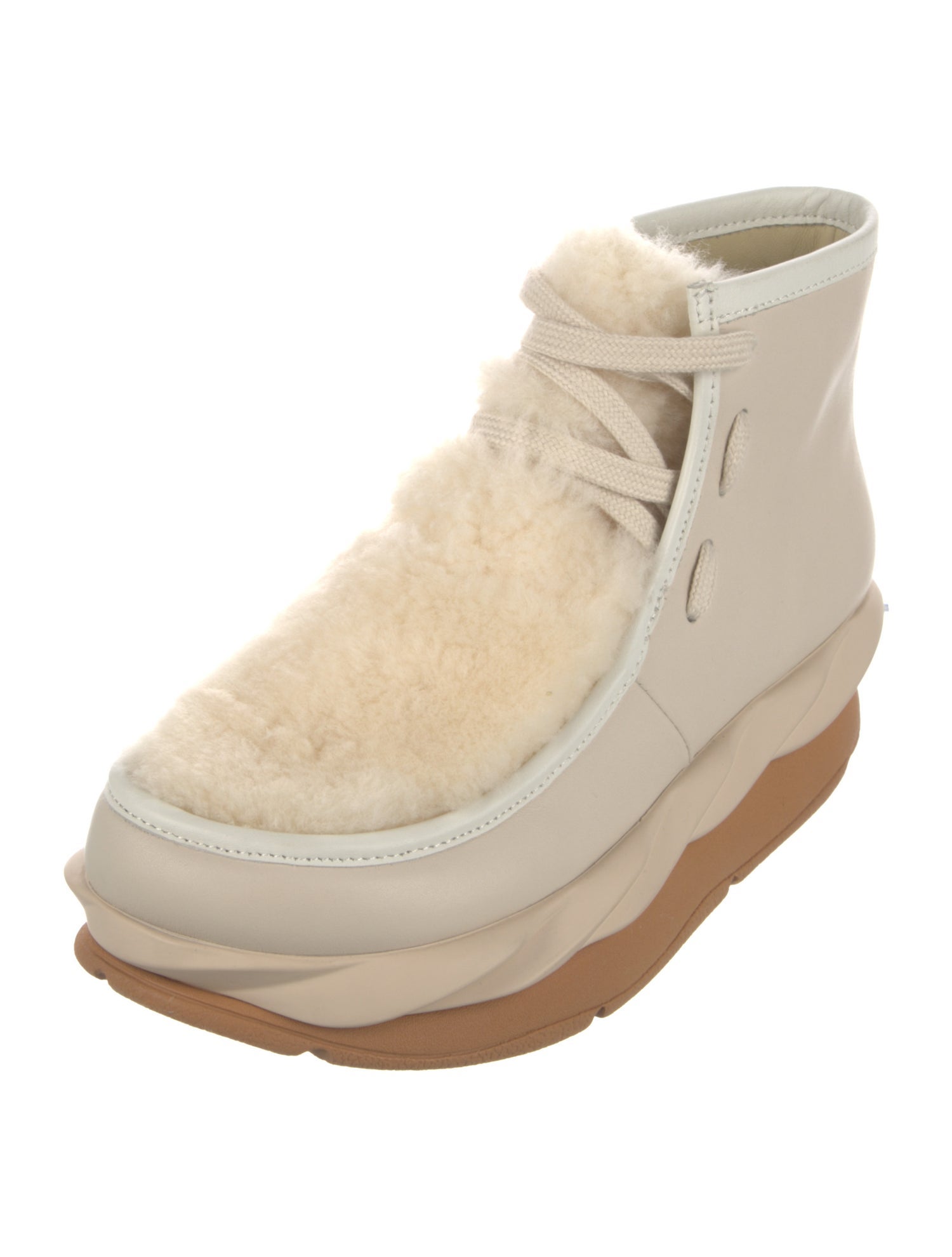 4CCCCEES Leather Lace-Up Boots