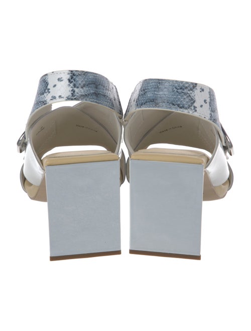 4CCCCEES Embossed Leather Slingback Sandals