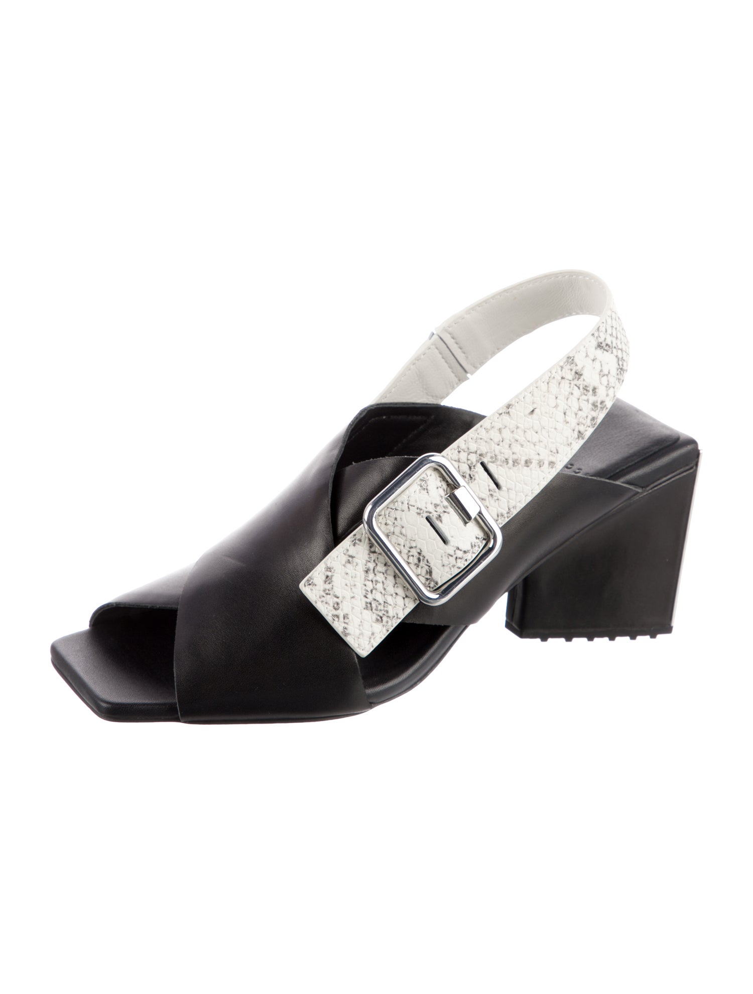 4CCCCEES Patent Leather Slingback Sandals